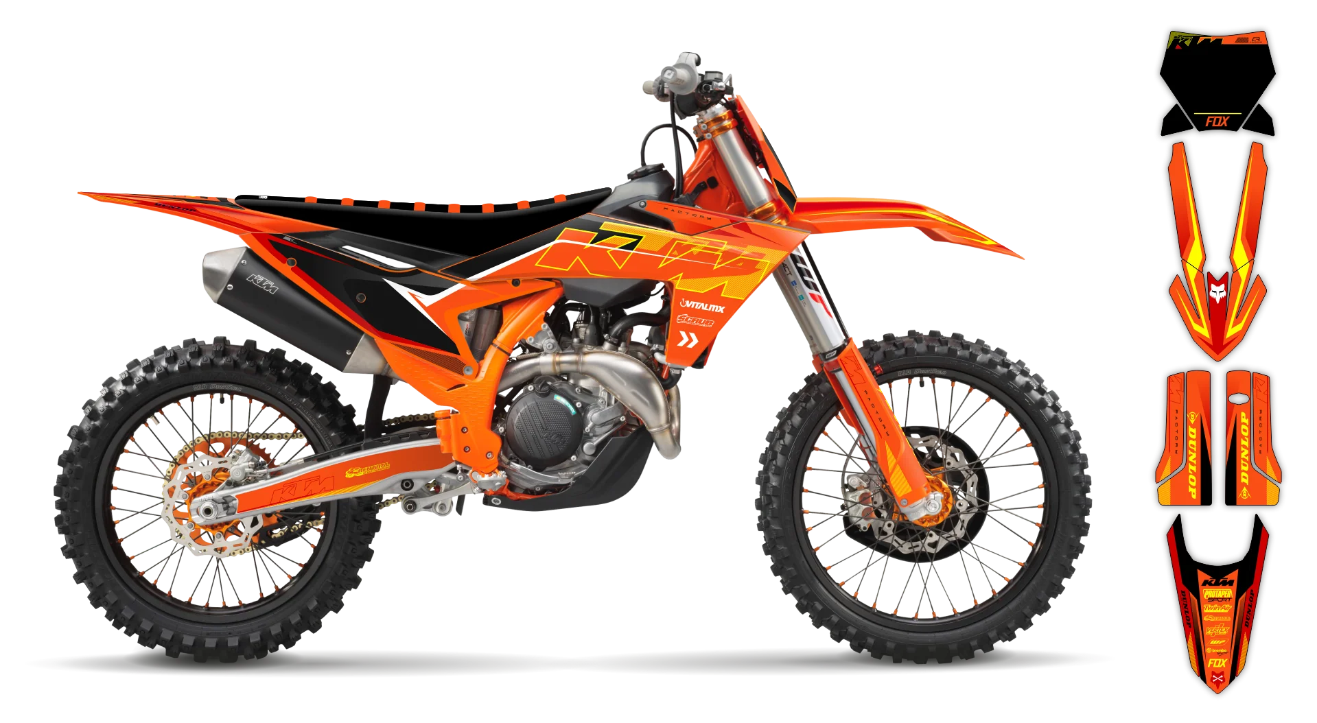 Graphics Kit - KTM - SX 50 - 2024-2025 - K5 - LE