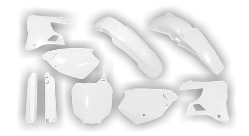 Plastics Kit - Yamaha - YZ 125 - 2000-2001 - Full Kit - White