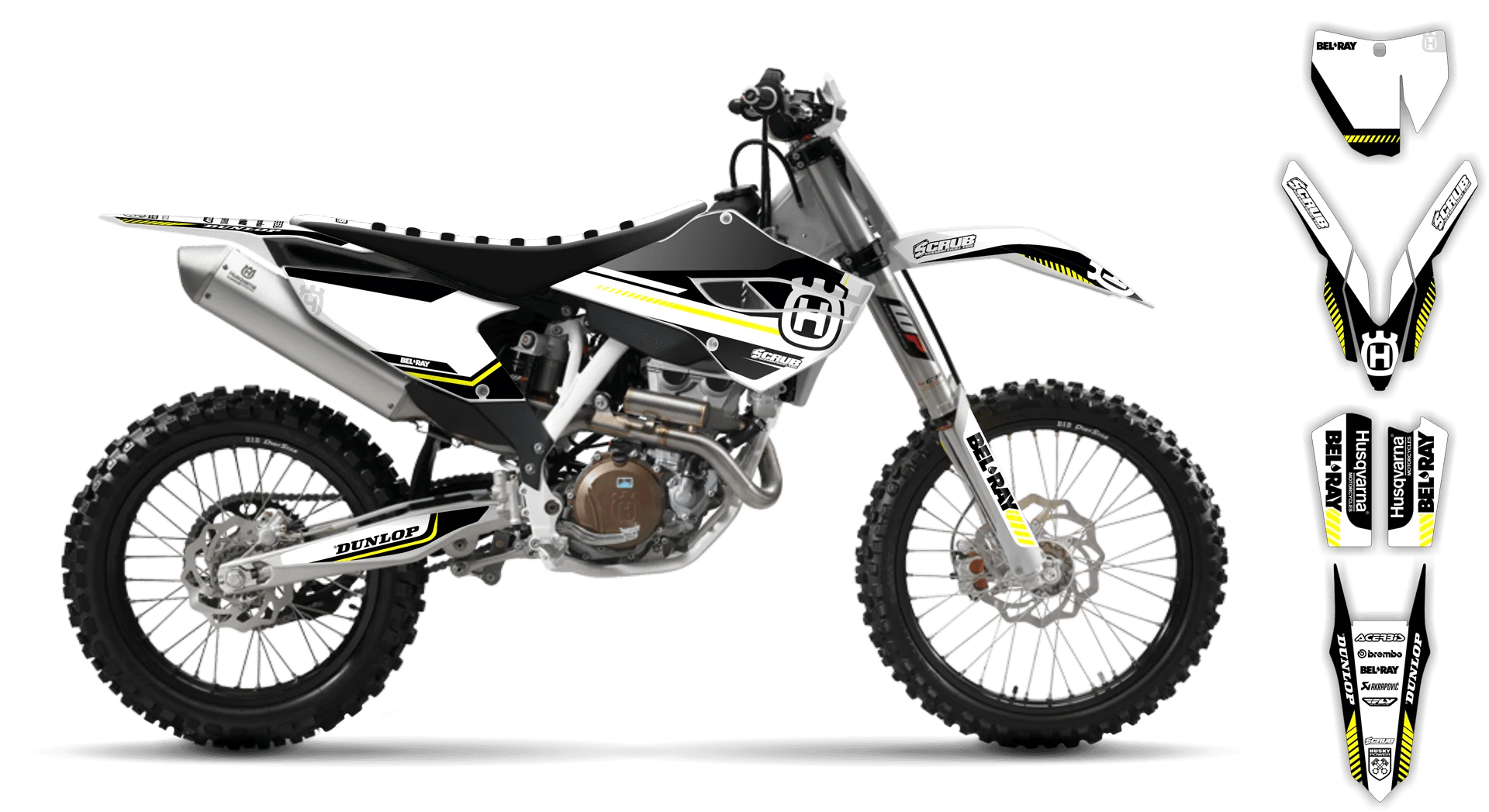 Graphics Kit - Husqvarna 14-> TC-FC-FX Series - 2015 - H5 - R1