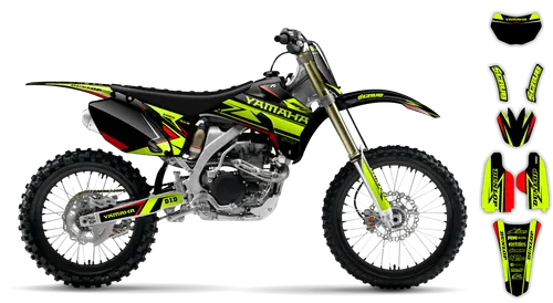 Graphics Kit - Yamaha - WR450F - 2007-2011 - Fluo Evolution - ST