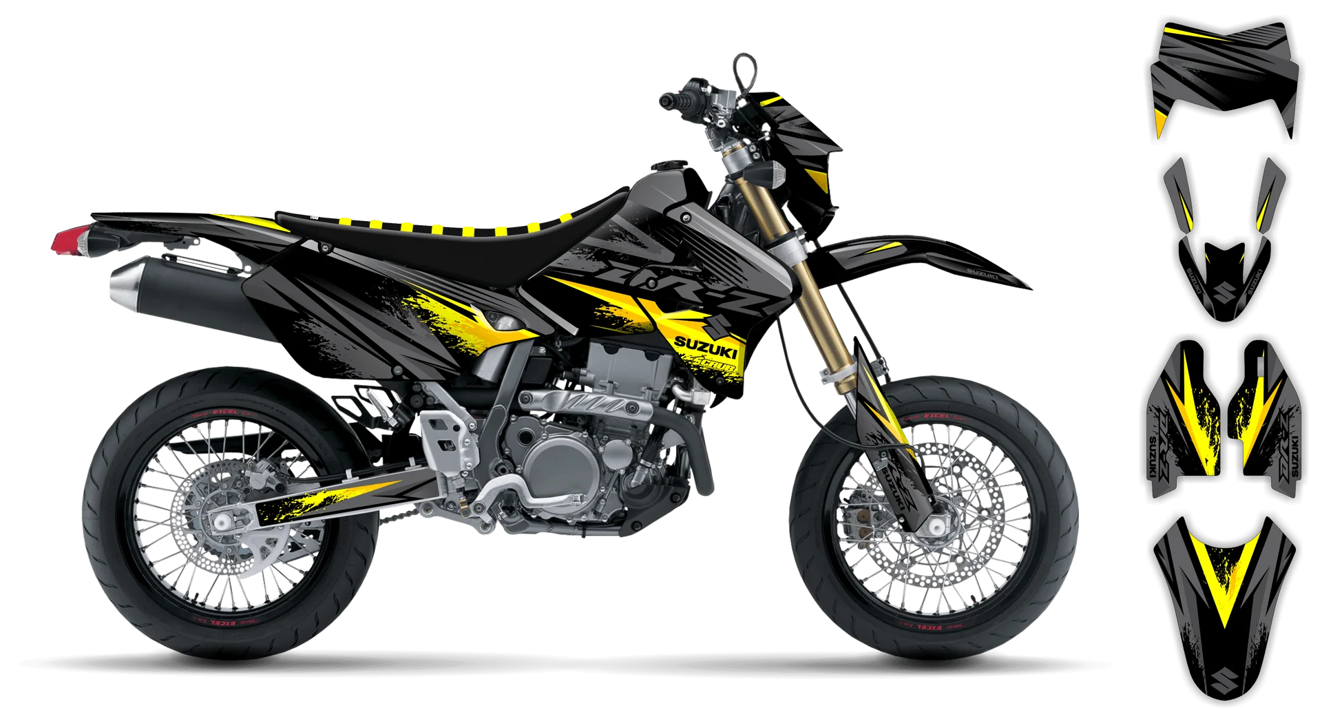 Graphics Kit - Suzuki - DRZ 400 SM - 1999-2024 - SE1016 - R2