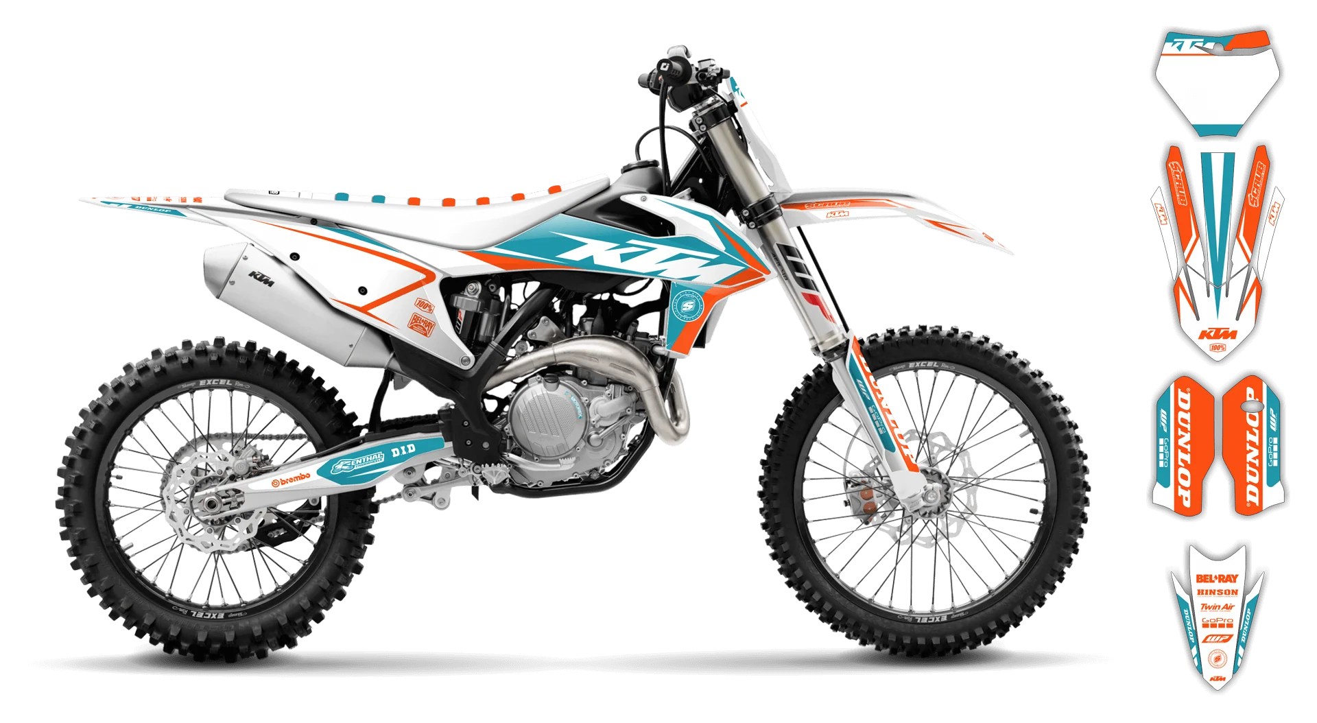 Graphics Kit - KTM - SX 65 - 2009-2015 - K17 - R1