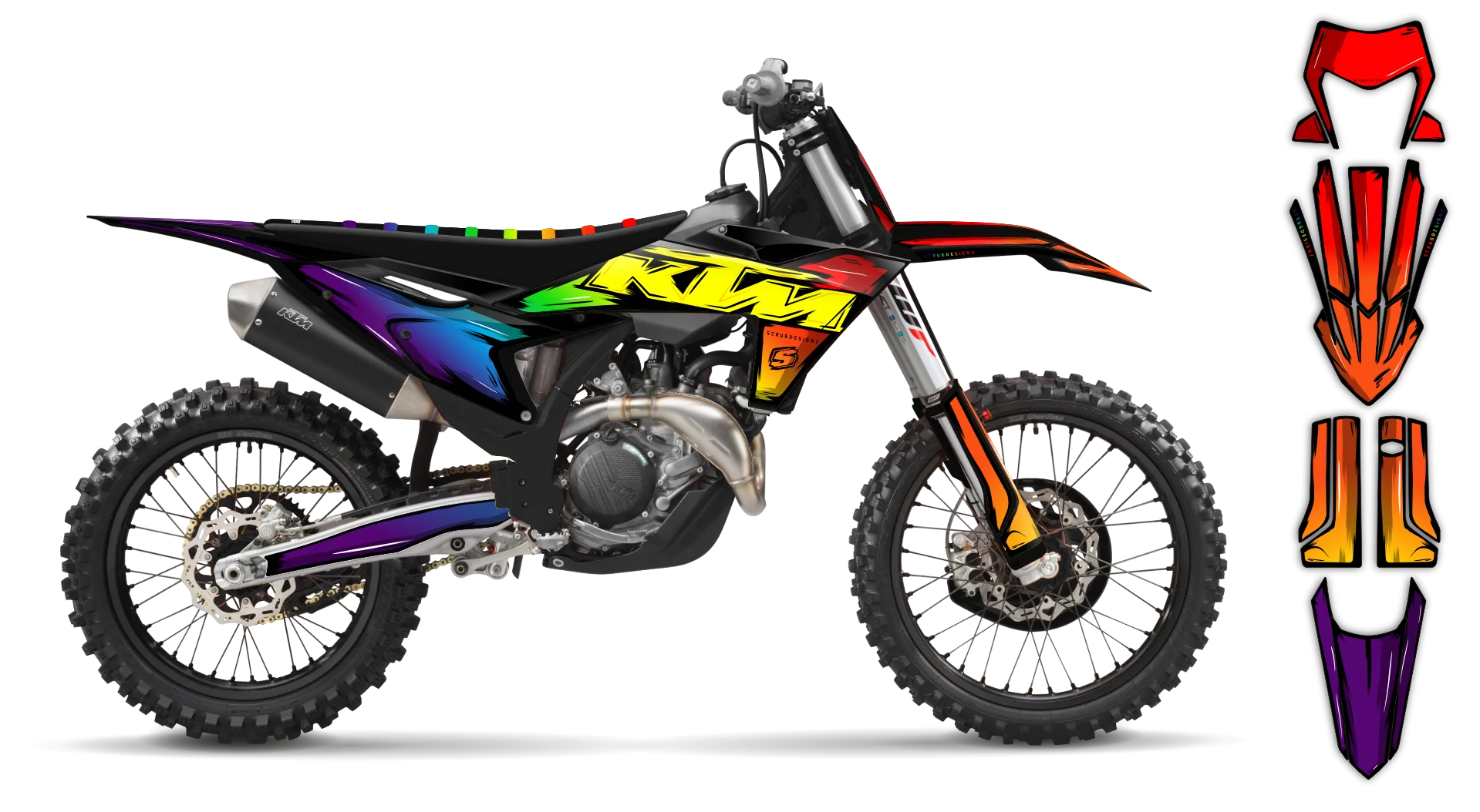 Graphics Kit - KTM - EXC EXC-F / XC-W XCF-W - 2024-2025 - Artlex - LE