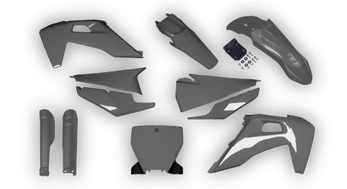 Plastics Kit - Husqvarna 14-> FS Series - 2021-2022 - Full Kit - Nardo Grey UFX