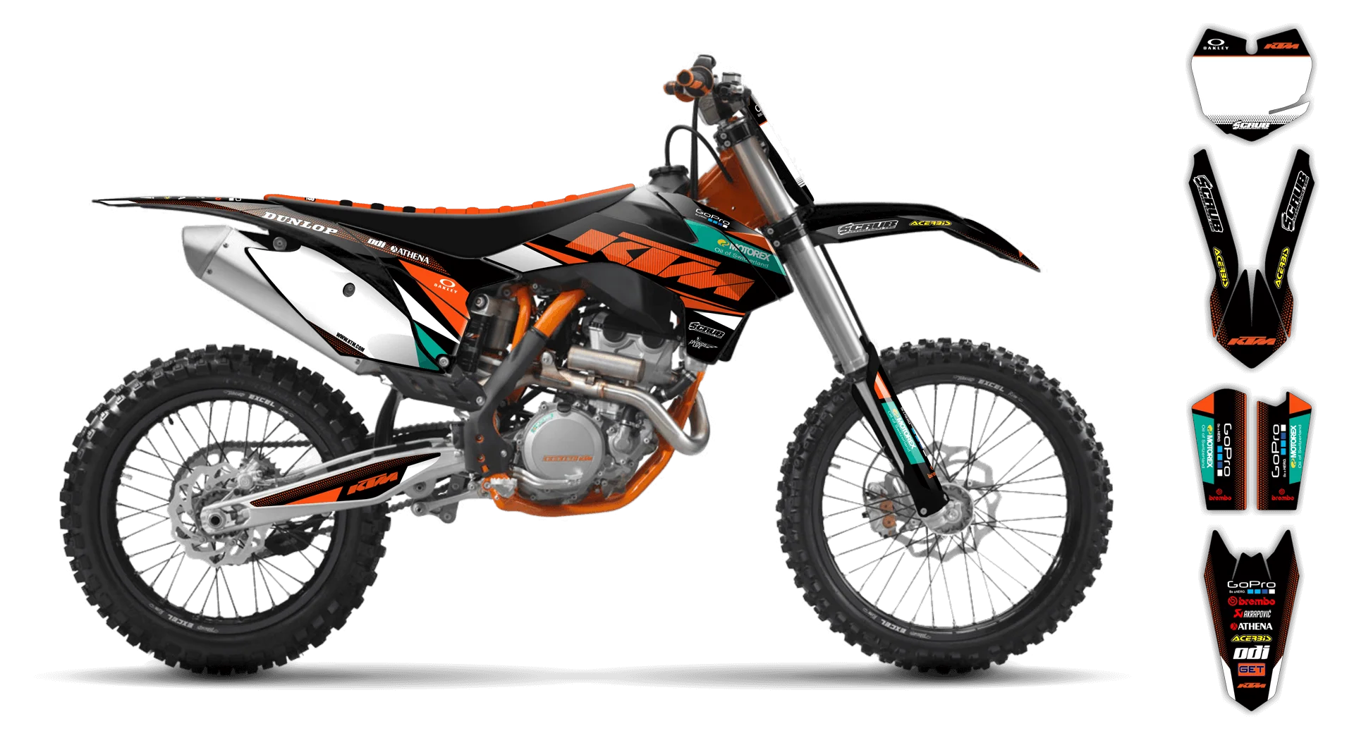 Graphics Kit - KTM - SMR Series - 2013-2014 - K11 - R1