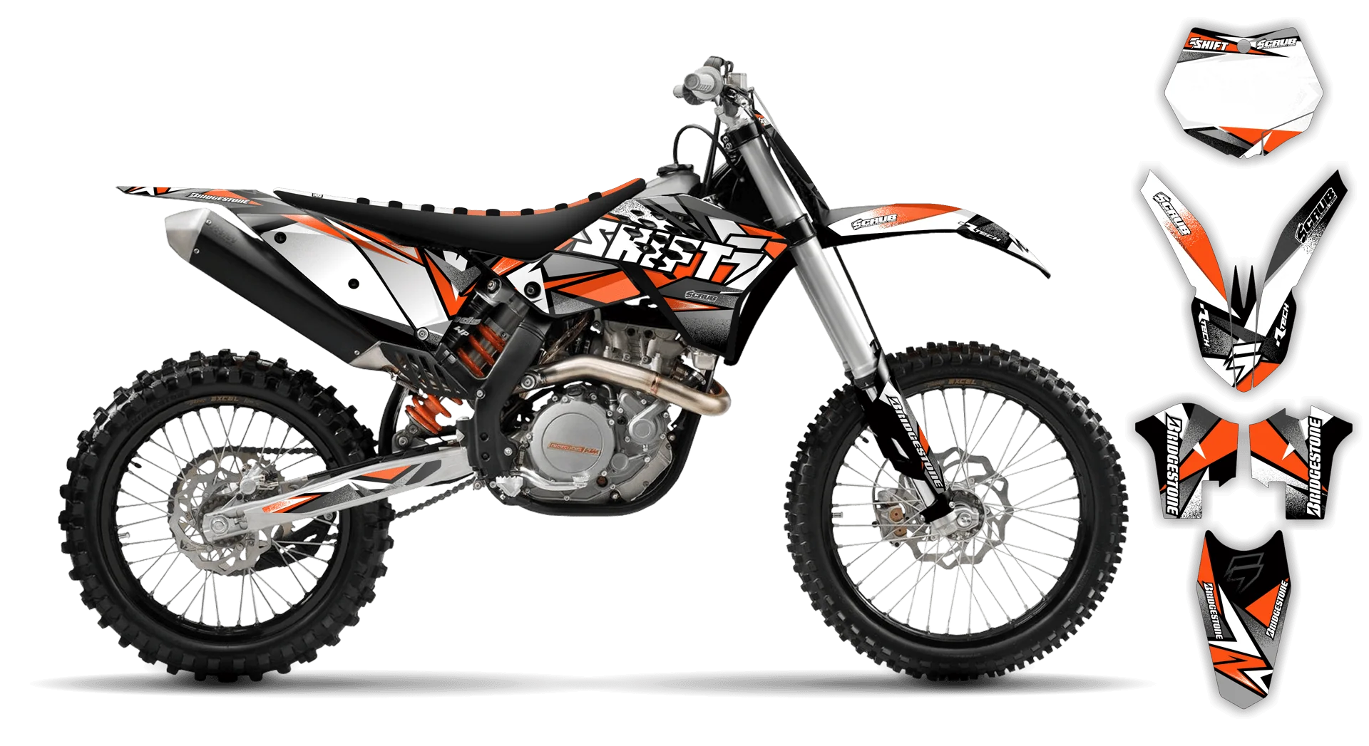 Graphics Kit - KTM - SMR Series - 2008-2011 - X-Rut - R3