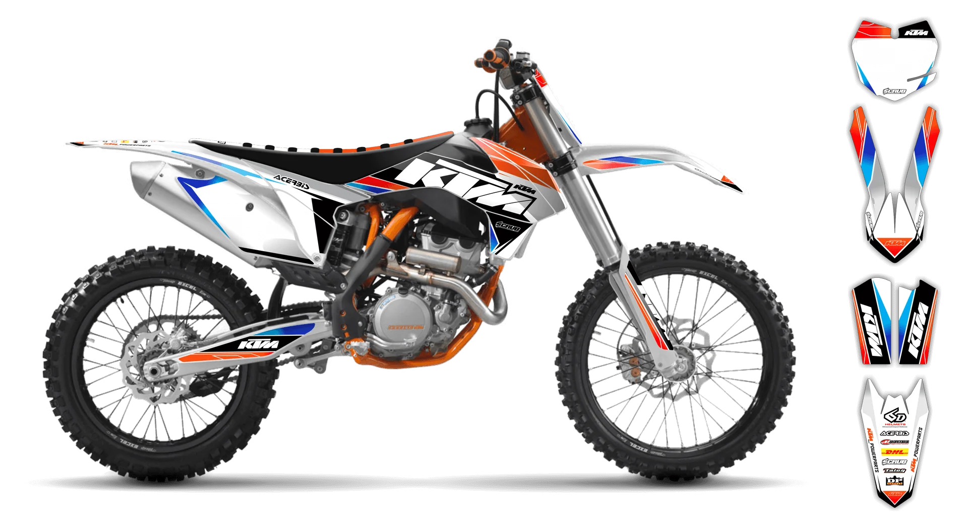 Graphics Kit - KTM - SX SX-F / XC XC-F - 2011-2012 - K12 - ST