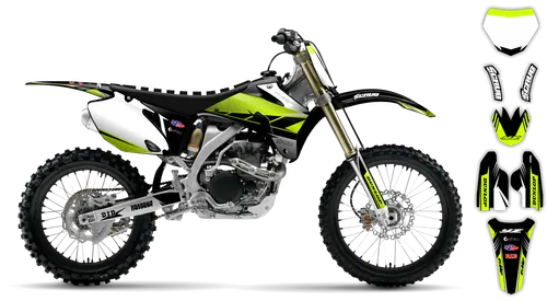 Graphics Kit - Yamaha - YZ450F - 2008-2009 - Fluo OMara - ST