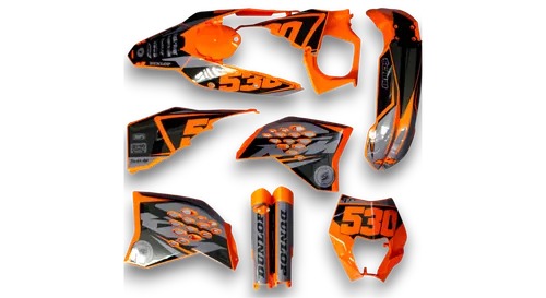 GFP - KTM - EXC EXC-F / XC-W XCF-W - 2008-2011 - Orange-K17-ST