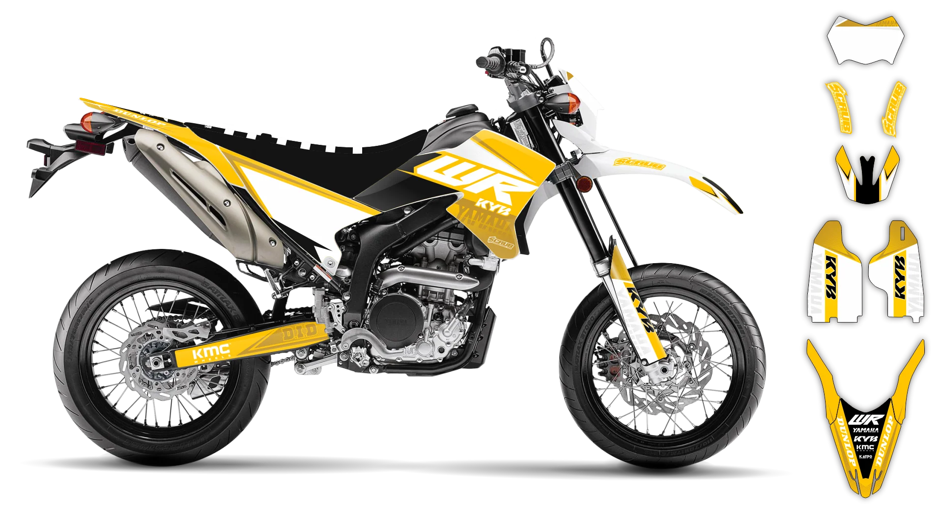 Graphics Kit - Yamaha - WR 250X - 2007-2022 - Discovery - R4