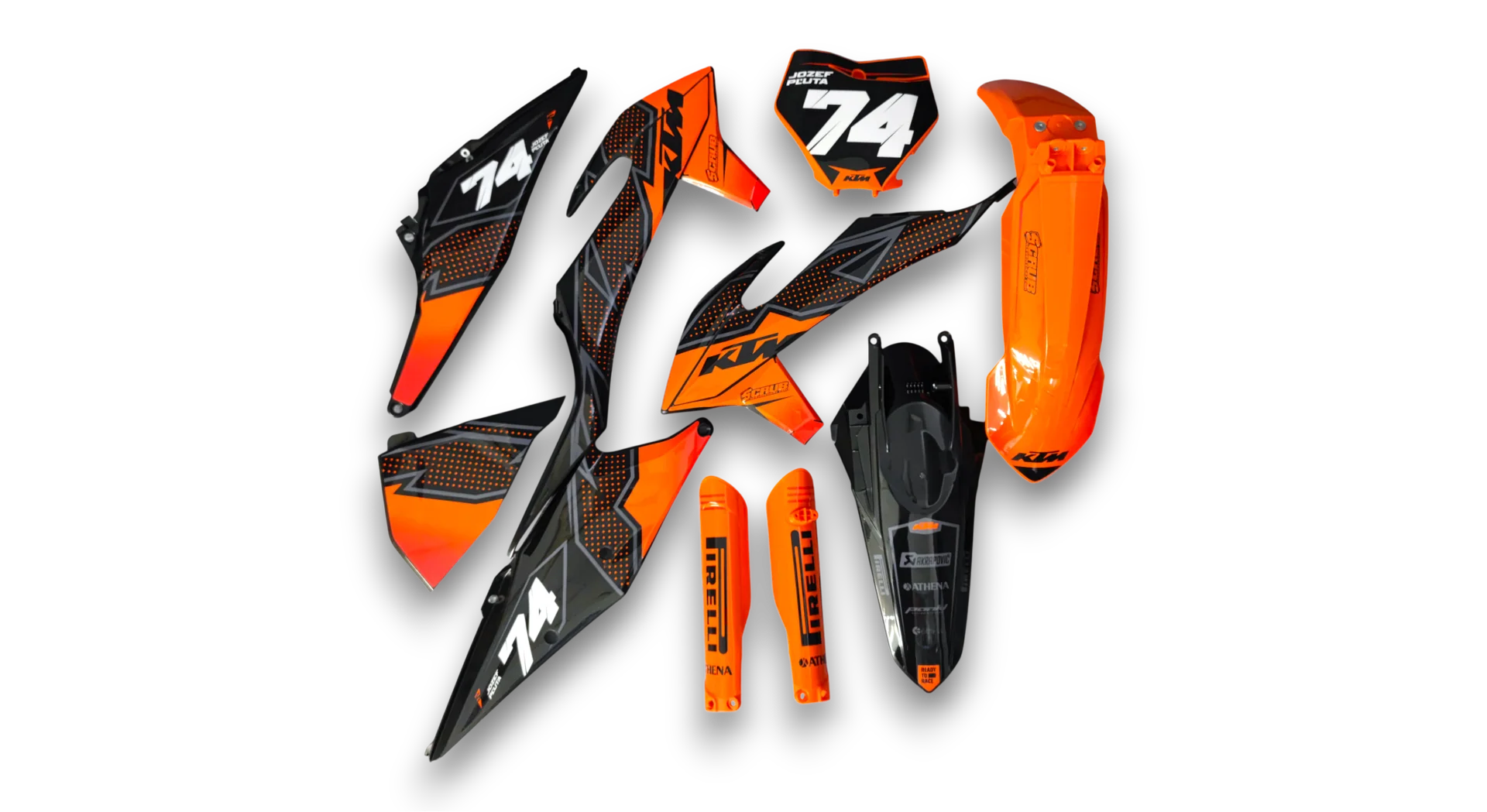 GFP - KTM - SX SX-F / XC XC-F - 2019-2022 - Black-K21-ST