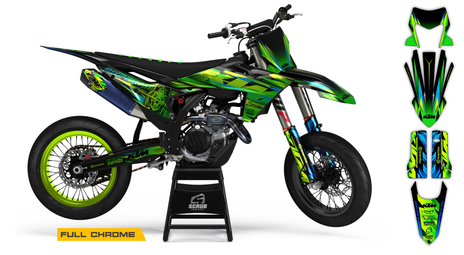 Graphics Kit - KTM - EXC EXC-F / XC-W XCF-W - 2024-2025 - Eskel - ST