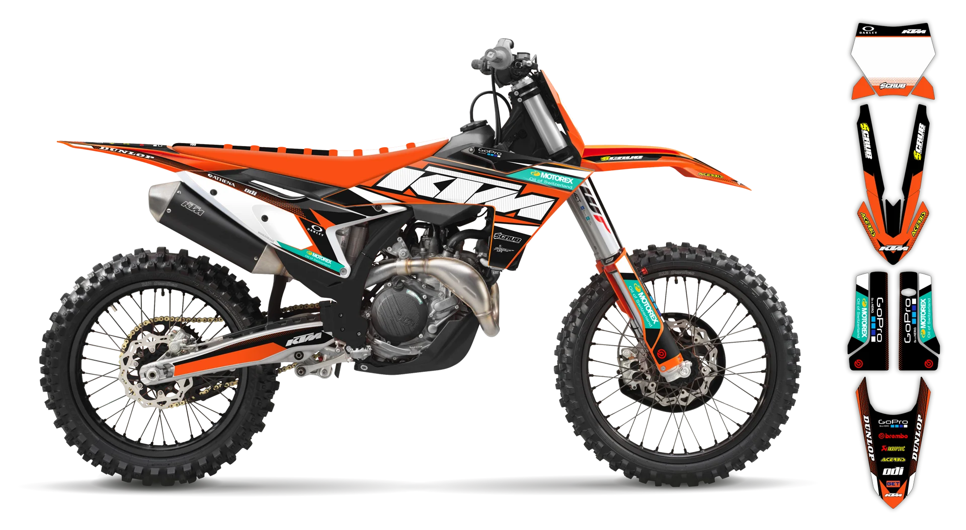 Graphics Kit - KTM - SX SX-F / XC XC-F - 2023-2024 - K11 - ST