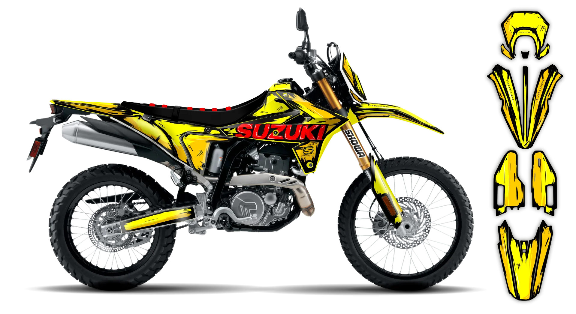 Graphics Kit - Suzuki - DR-Z4S Enduro - 2025-2026 - Artlex - ST