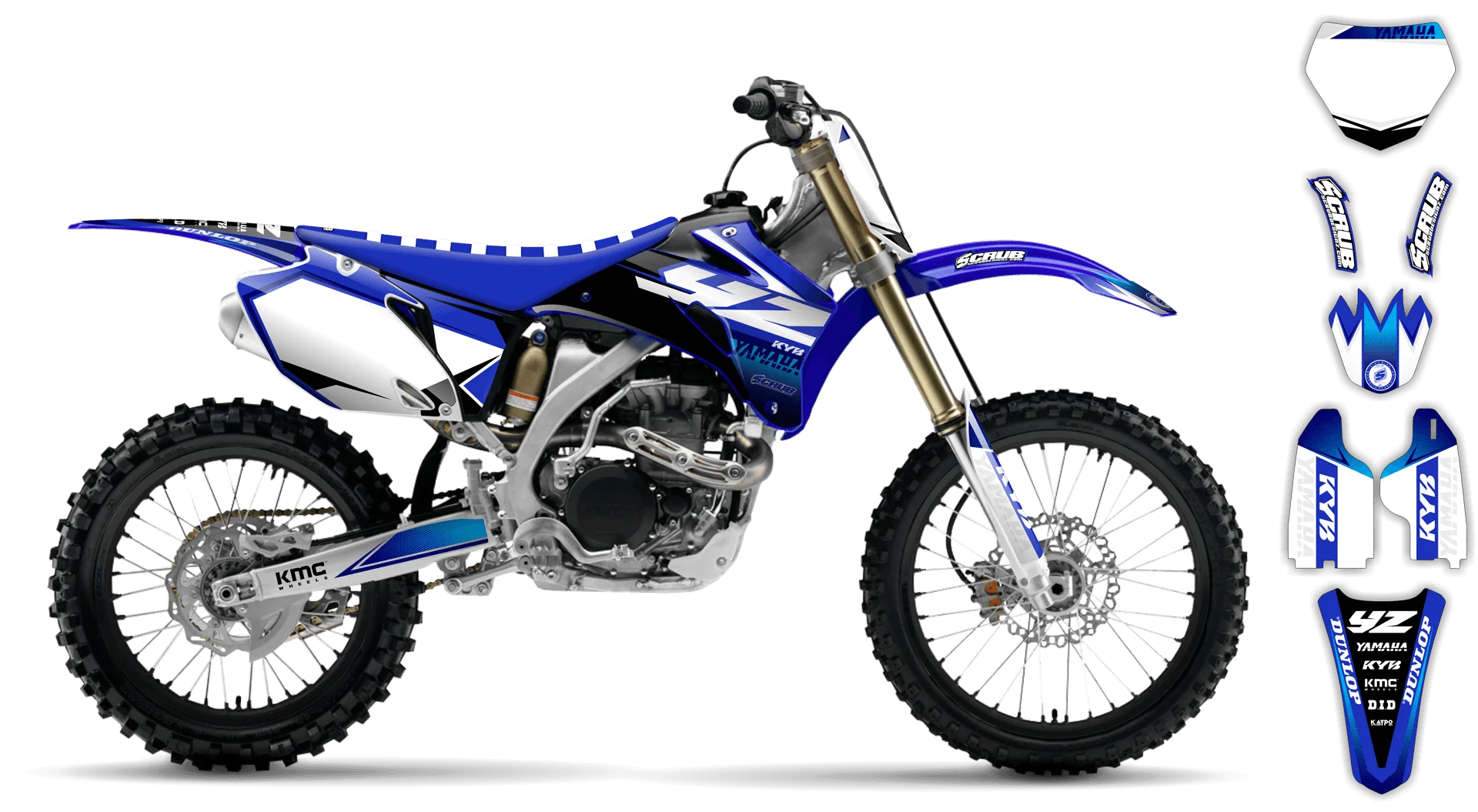 Fly Racing Ttr Graphics Graphics Kit - Yamaha - TTR 125 - 2008-2026 - Discovery - ST ...