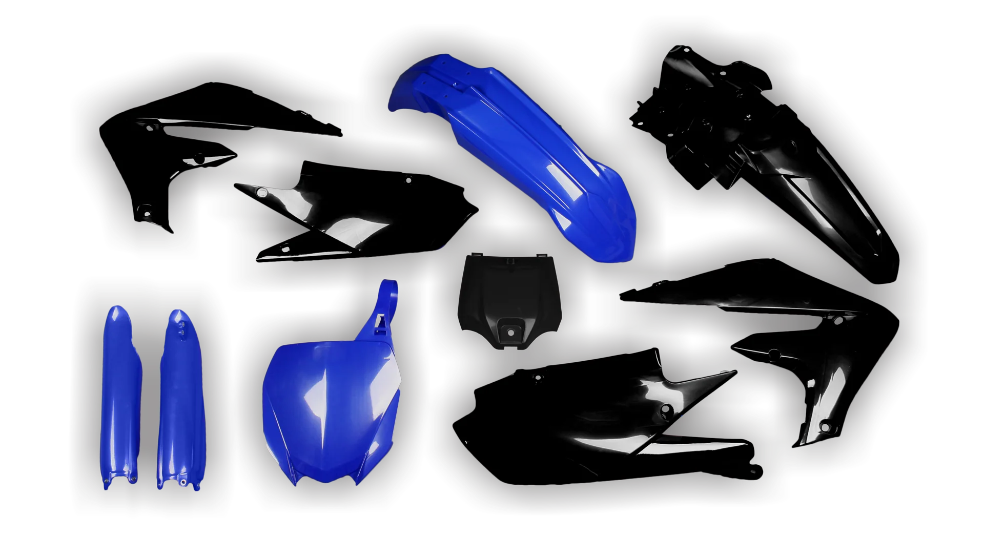 Plastics Kit - Yamaha - YZ250F - 2019-2023 - Full Kit - Blue Black