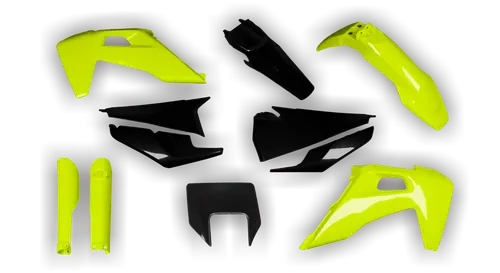 Plastics Kit - Husqvarna 14-> TE-FE Series - 2020-2023 - Full Kit - Fluo Black
