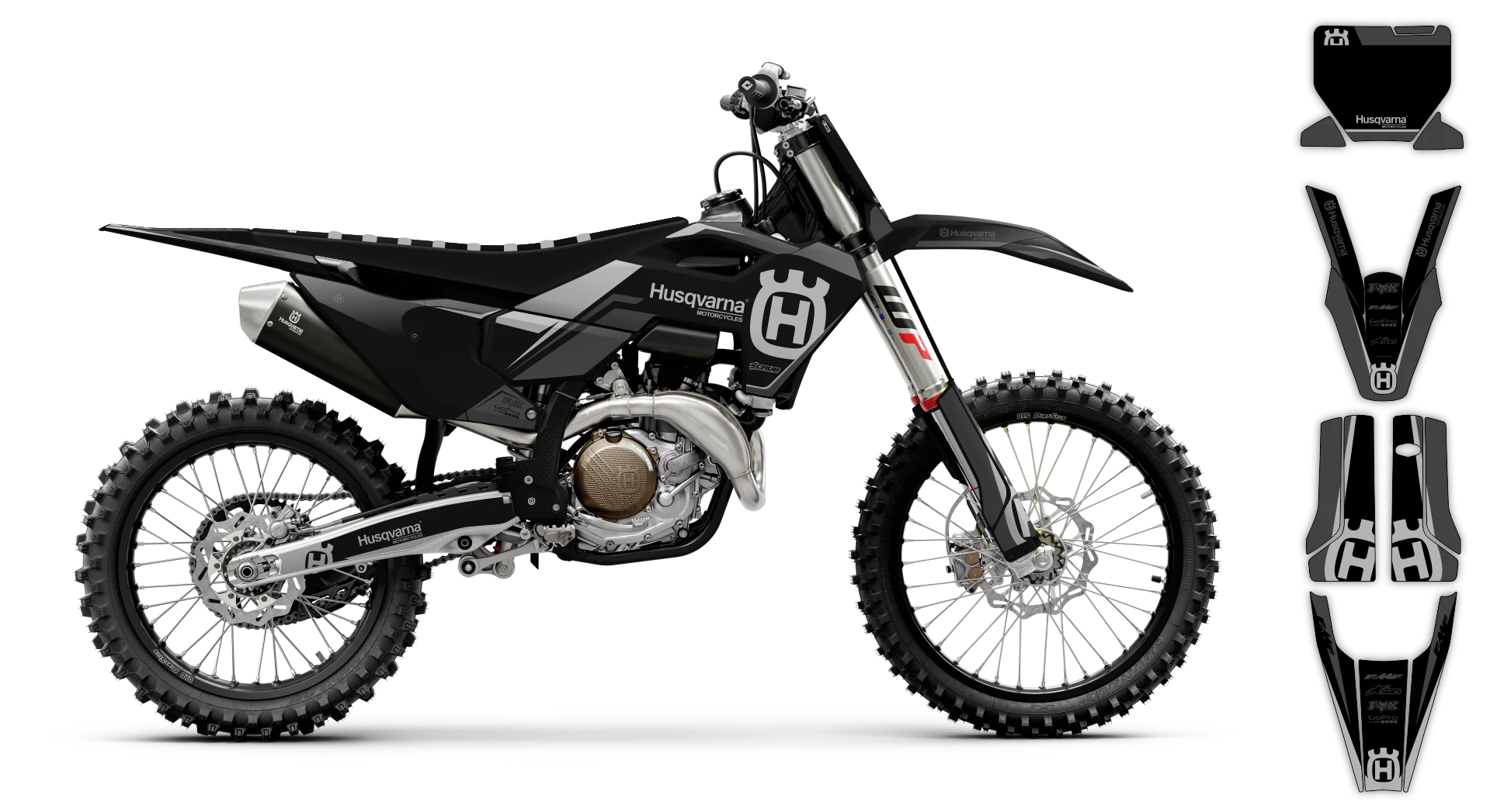 Graphics Kit - Husqvarna 14-> TC-FC-FX Series - 2023-2024 - SE1089 - R5