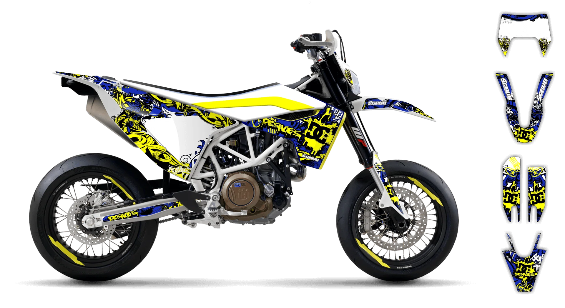 Graphics Kit - Husqvarna 14-> SM 701 - 2016-2024 - Attack - R1
