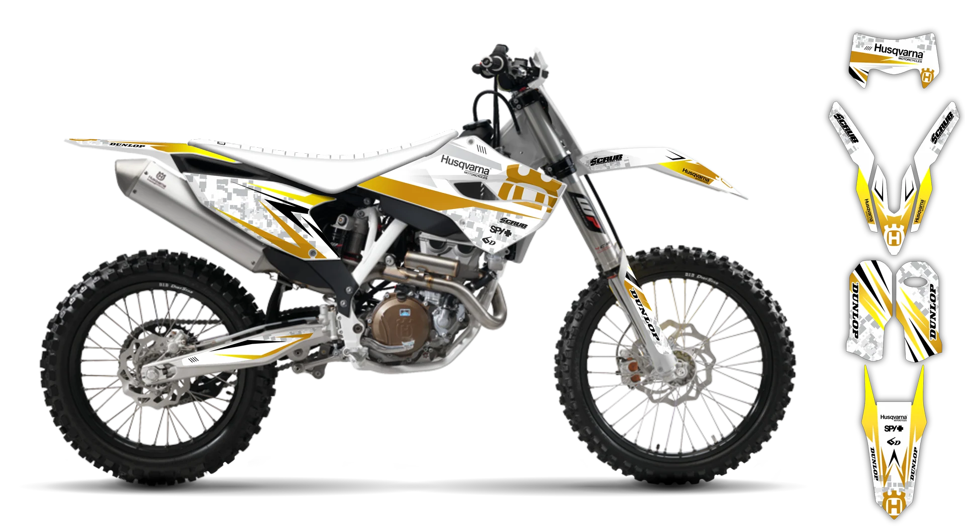 Graphics Kit - Husqvarna 14-> TE-FE Series - 2015 - H-SE1059 - R2
