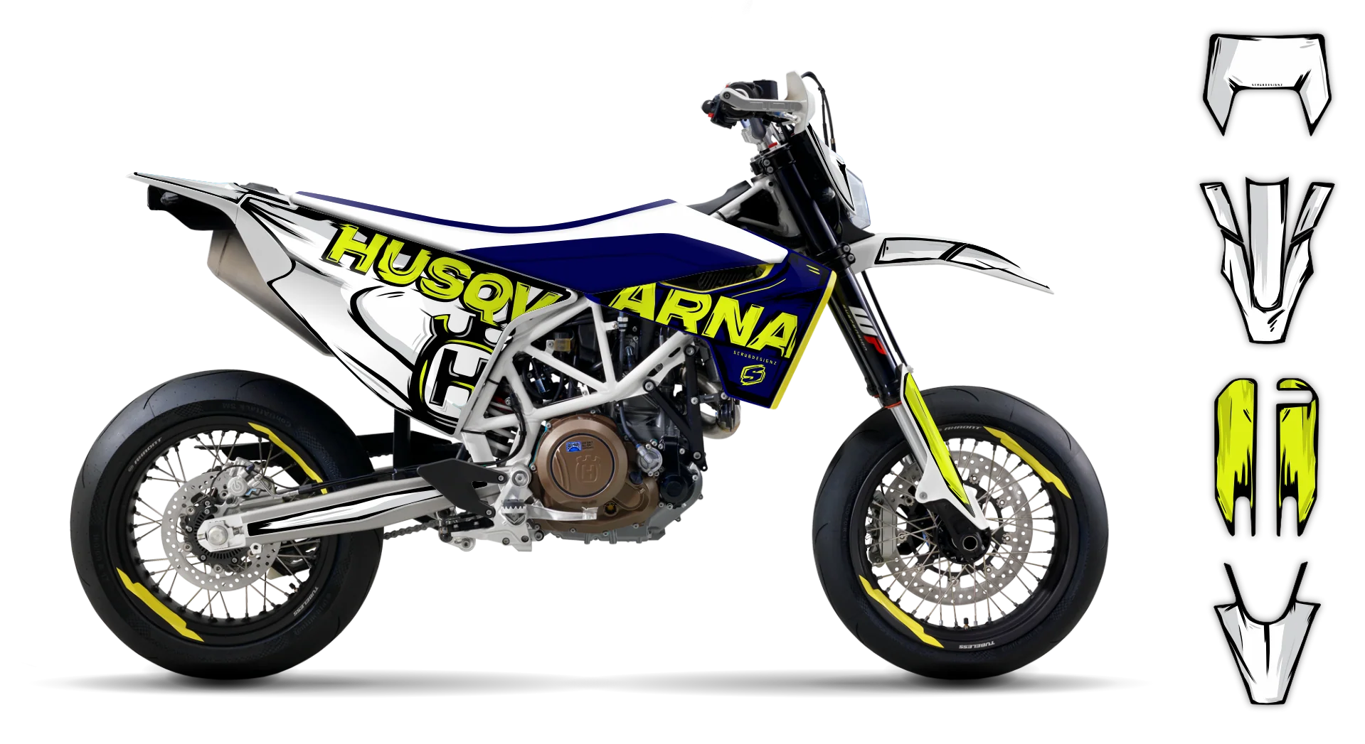 Graphics Kit - Husqvarna 14-> EN 701 - 2016-2024 - Artlex - R2