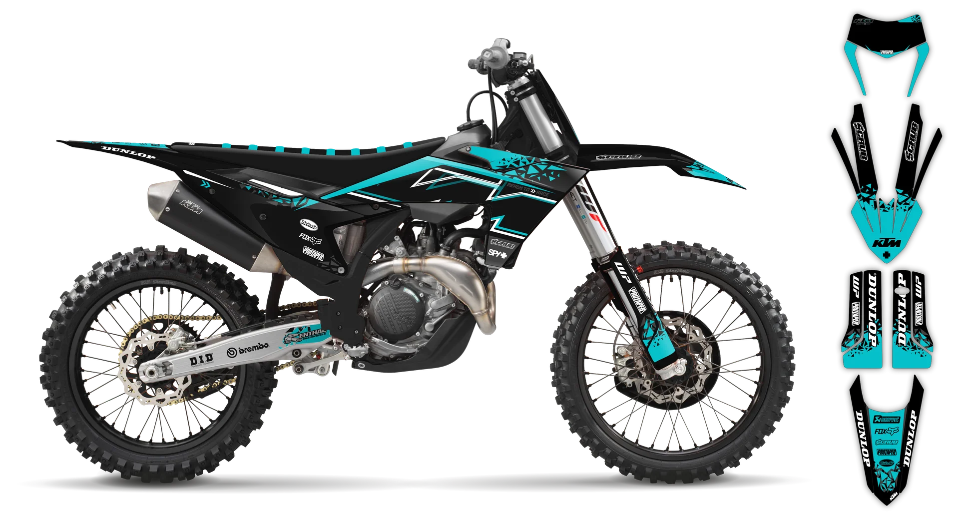 Graphics Kit - KTM - EXC EXC-F / XC-W XCF-W - 2024-2025 - K6 - R3