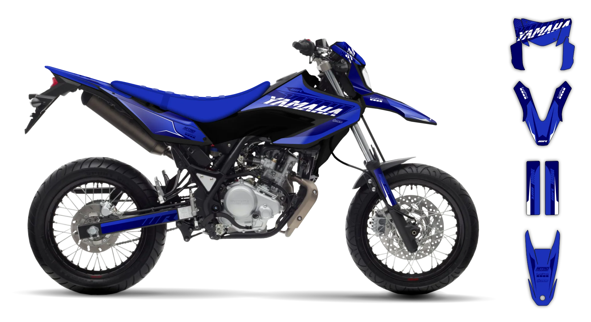 Graphics Kit - Yamaha - WR 125X - 2009-2022 - SE1110 - R1