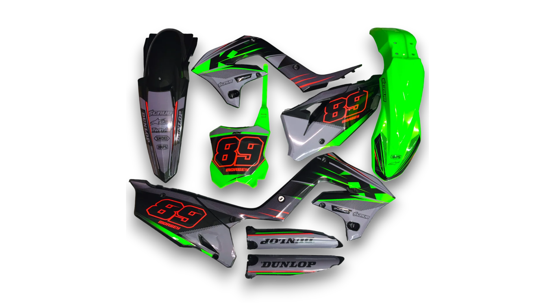GFP - Kawasaki - KX 125-250 Restyle - 2003 - Custom-SE1067-R1-E