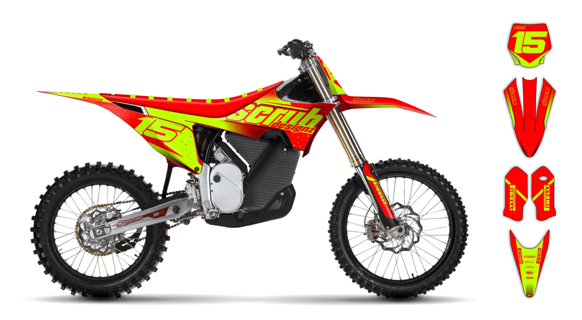 Graphics Kit - Stark - Varg EX - 2023-2025 - Fluo Future - ST