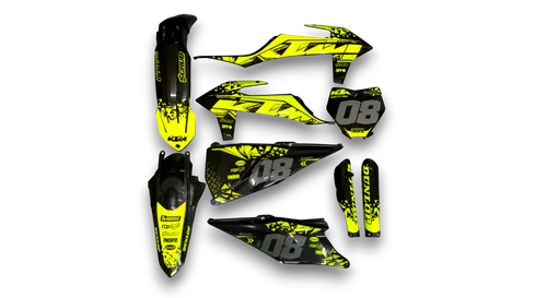 GFP - KTM - SX SX-F / XC XC-F - 2019-2022 - Black-FL-K6-ST