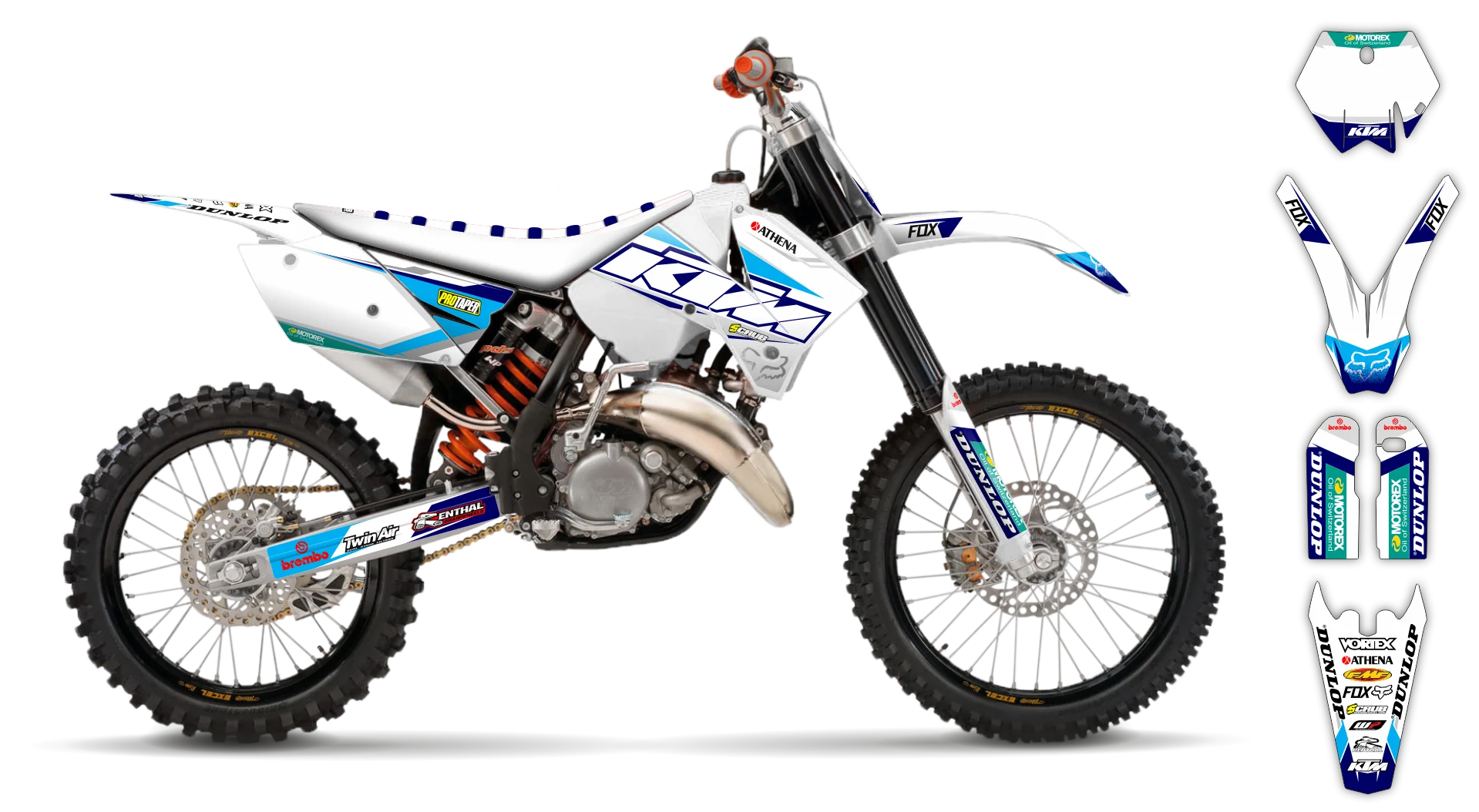 Graphics Kit - KTM - SX SX-F / XC XC-F - 2005-2006 - K-SE1065 - R1