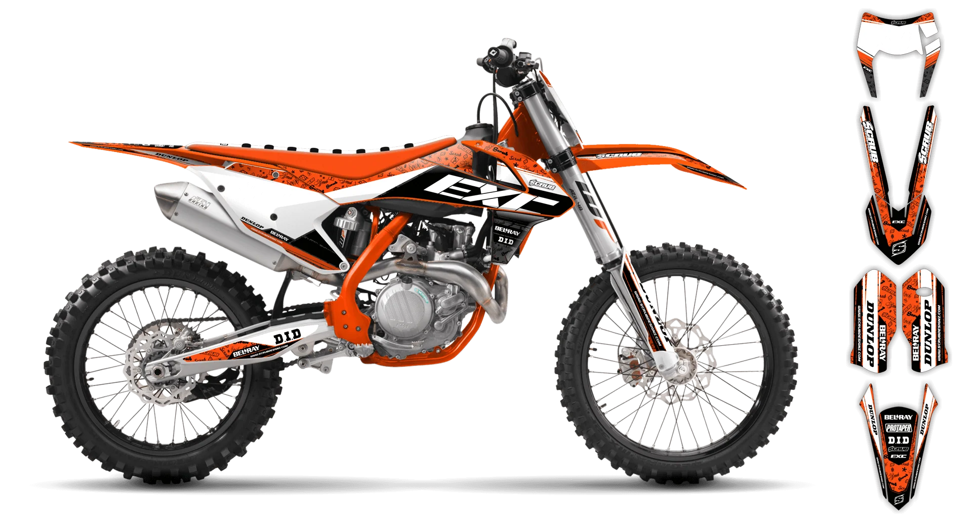 Graphics Kit - KTM - EXC EXC-F / XC-W XCF-W - 2017-2019 - Viper - LE