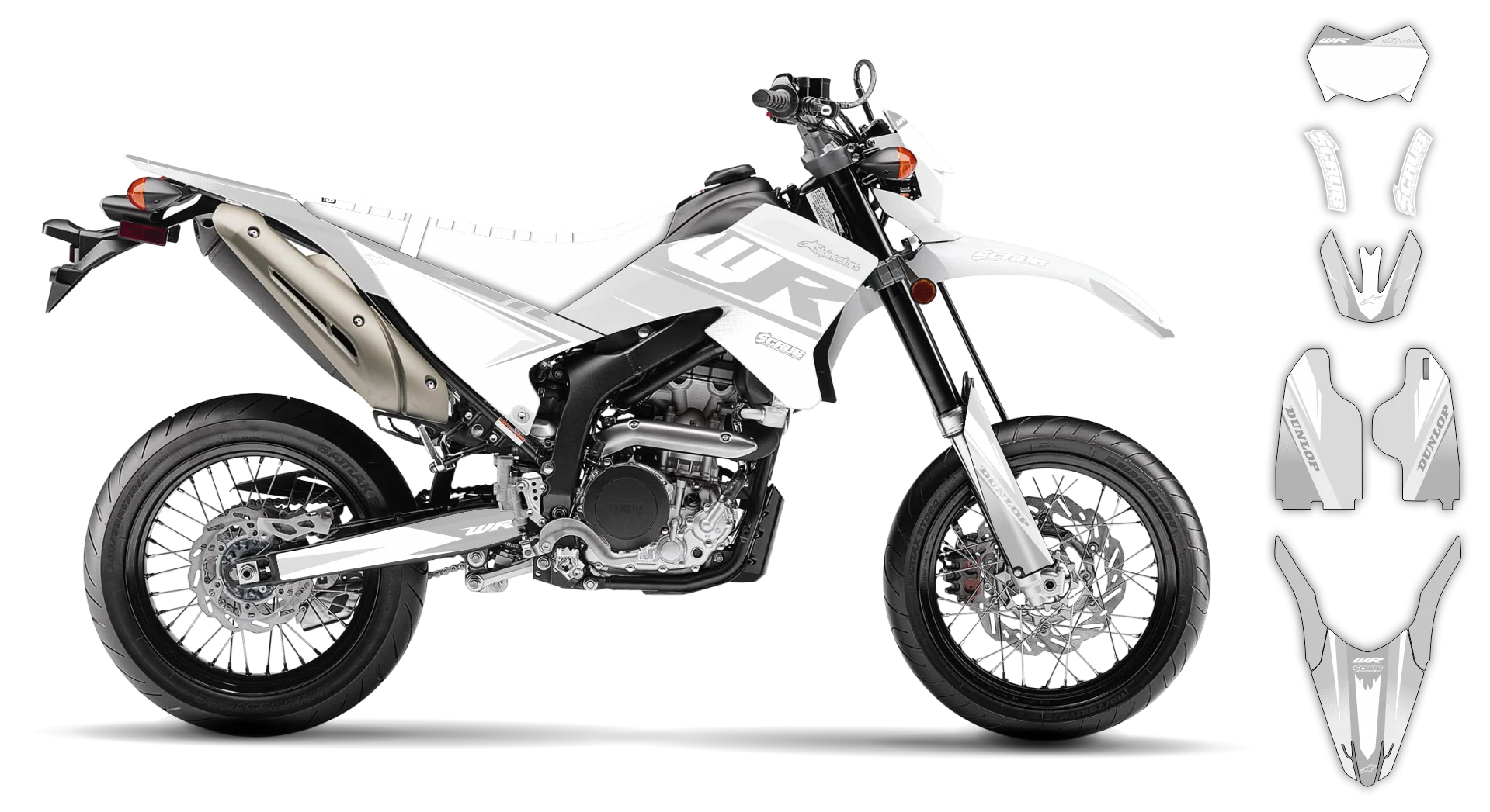 Graphics Kit - Yamaha - WR 250X - 2007-2022 - SE1012 - R2