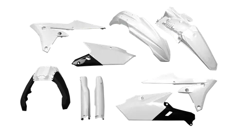 Plastics Kit - Yamaha - WR250F - 2015-2019 - Full Kit - White