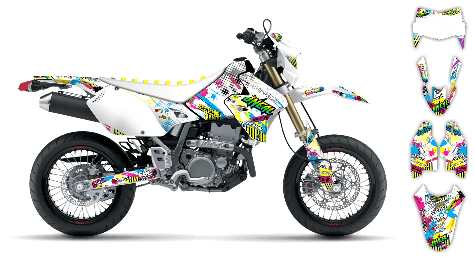 Graphics Kit - Suzuki - DRZ 400 SM - 1999-2024 - H2 - LE