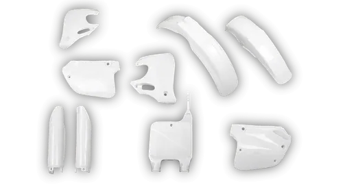 Plastics Kit - Honda - CR 250R - 1992-1994 - Full Kit - White (Inverted)