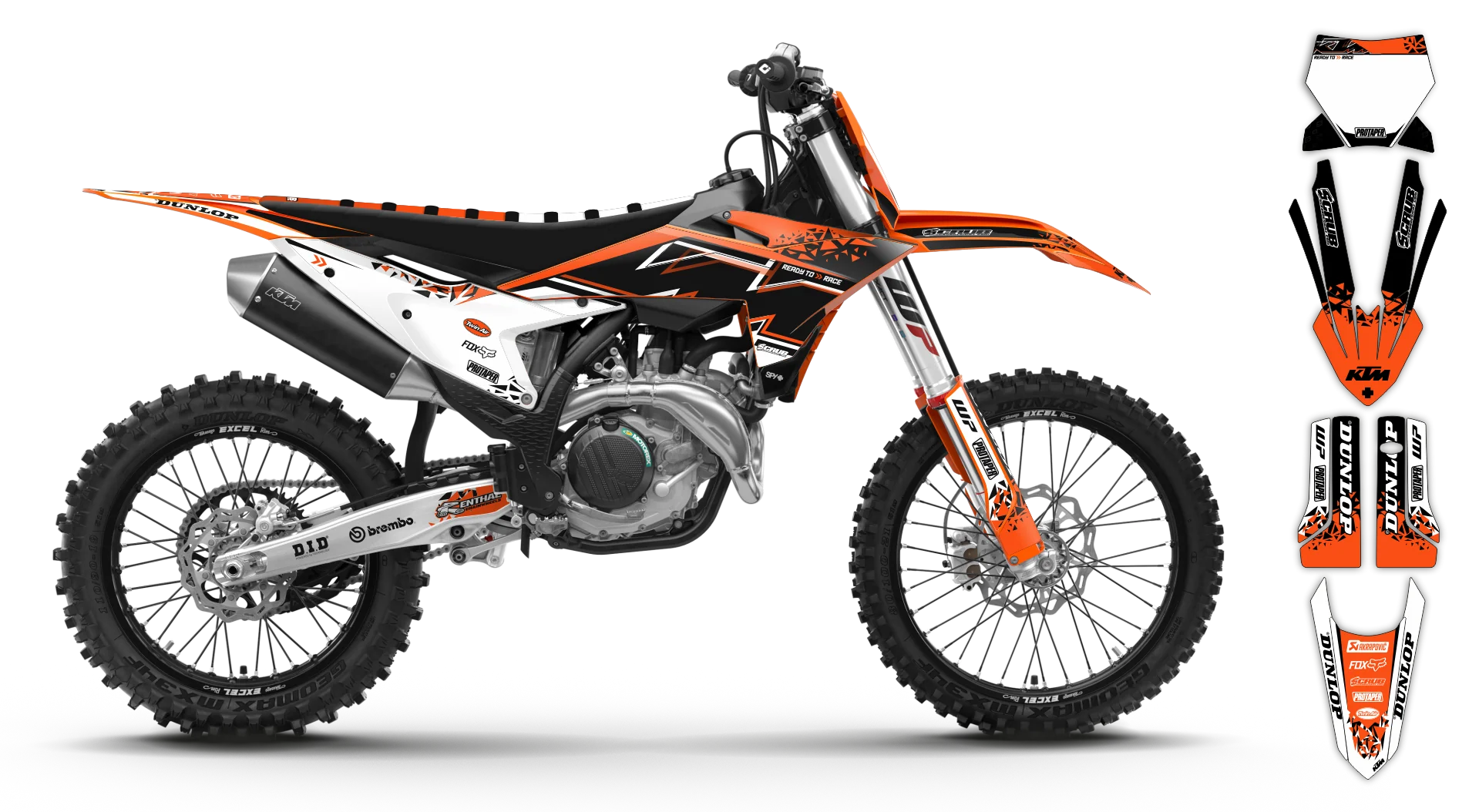 Graphics Kit - KTM - SX SX-F / XC XC-F - 2025 - K6 - R4