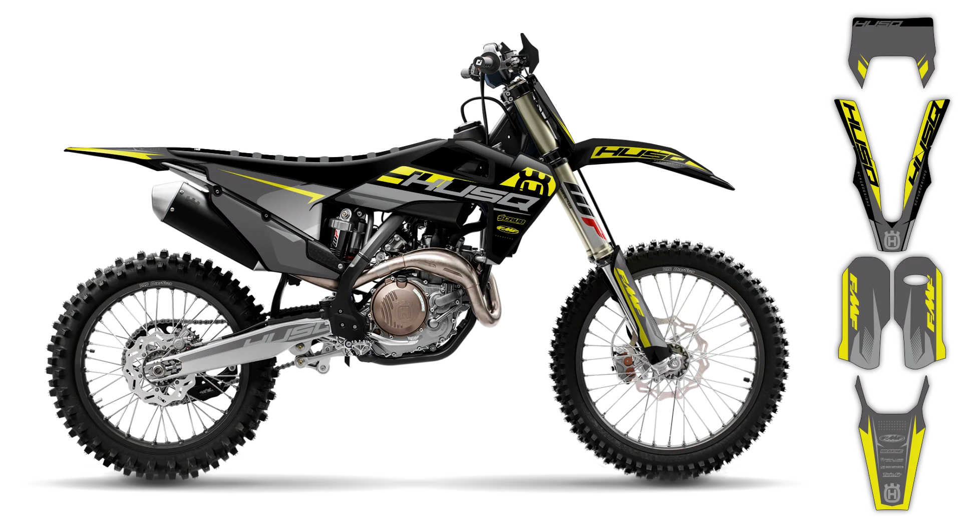 Graphics Kit - Husqvarna 14-> TE-FE Series - 2020-2023 - H-SE1100 - R4