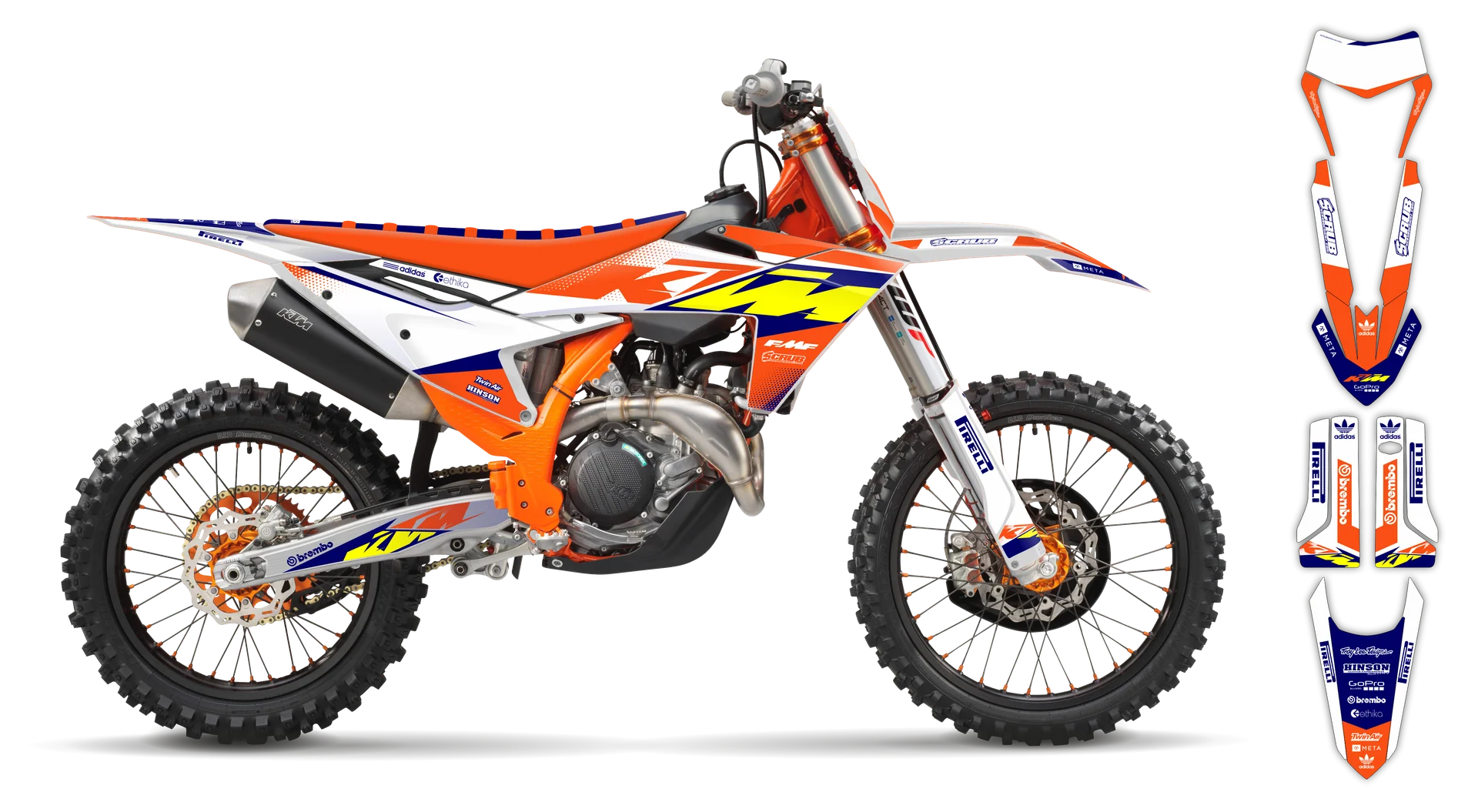 Graphics Kit - KTM - EXC EXC-F / XC-W XCF-W - 2024-2025 - K15 - R1