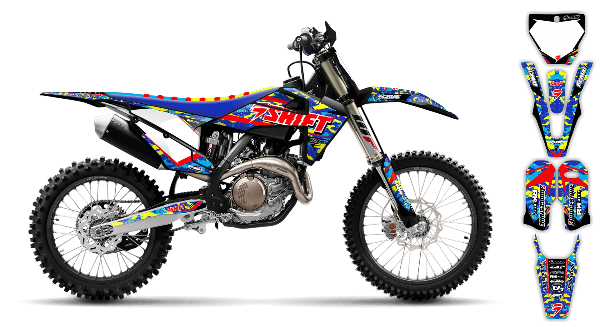 Graphics Kit - Husqvarna 14-> FS Series - 2019-2020 - Step Up - LE