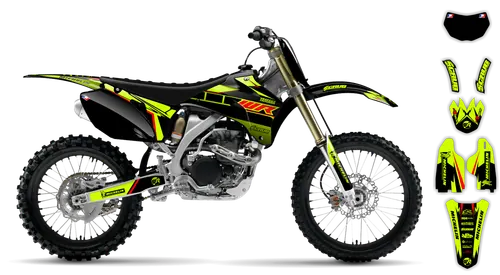 Graphics Kit - Yamaha - WR400F - 2000-2002 - Fluo 1 - ST
