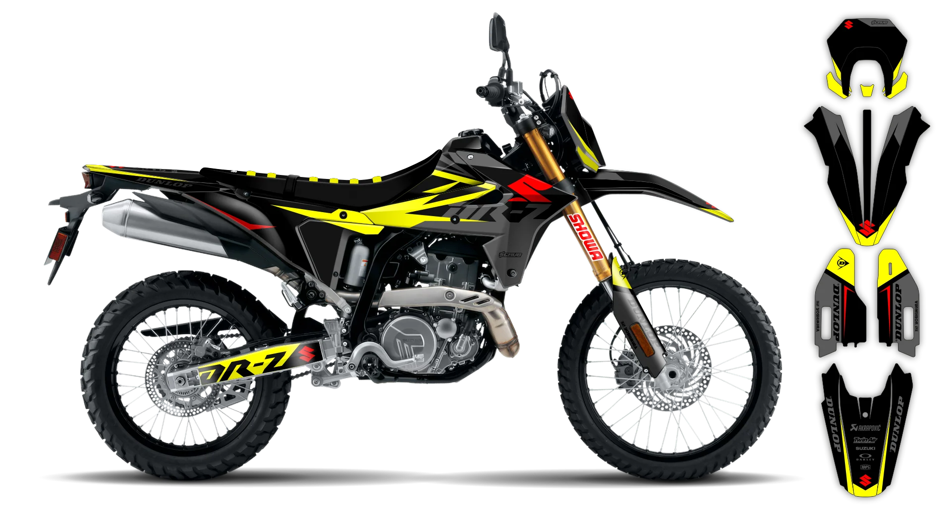 Graphics Kit - Suzuki - DR-Z4S Enduro - 2025-2026 - SE1076 - LE