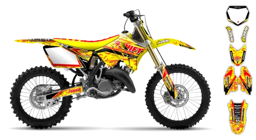 Graphics Kit - Suzuki - RM 125 - 2001-2003 - Step Up - ST