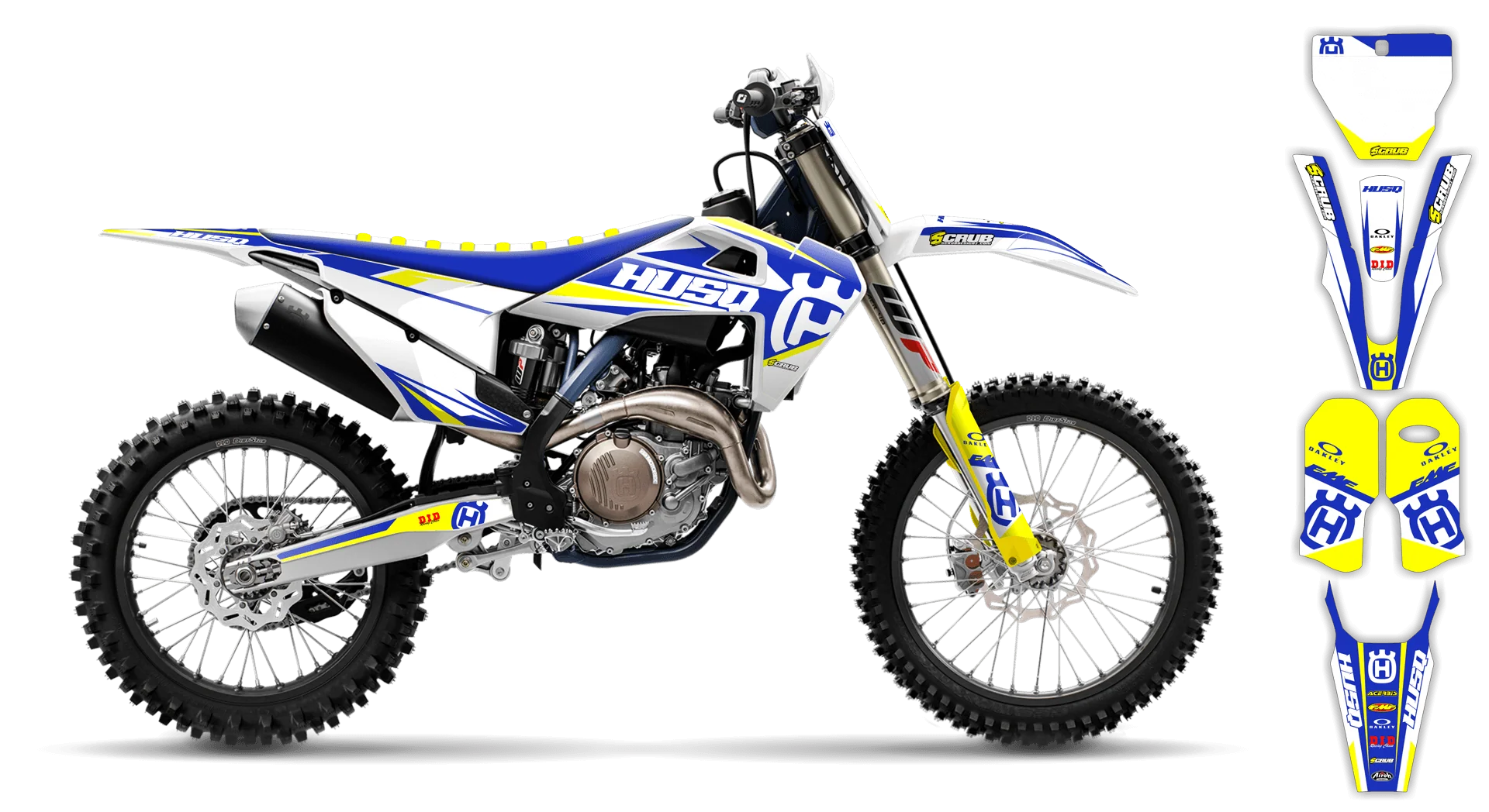 Graphics Kit - Husqvarna 14-> TC-FC-FX Series - 2019-2022 - H-SE1056 - LE