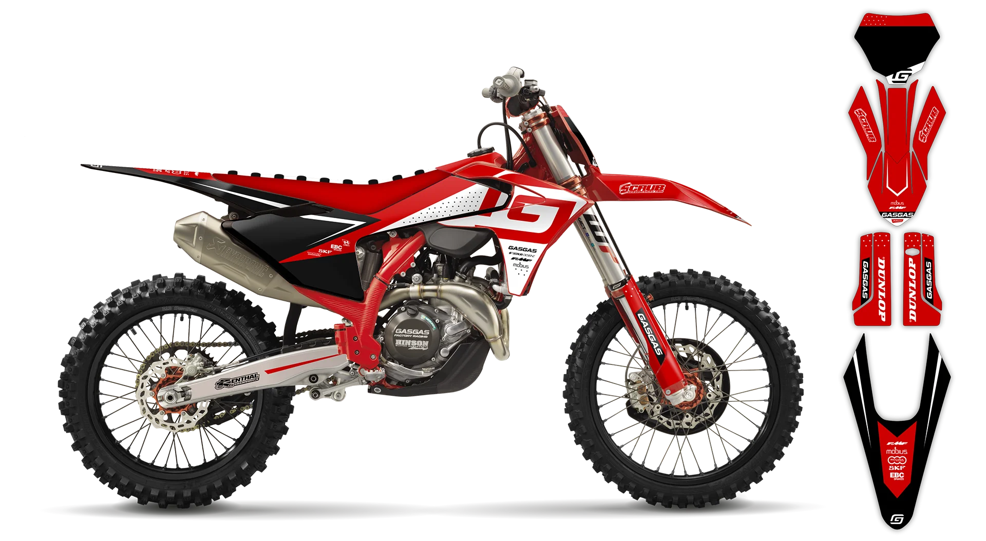 Graphics Kit - Gas Gas - MC 65 - 2024-2025 - G3 - LE