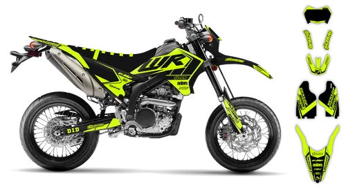 Graphics Kit - Yamaha - WR 250X - 2007-2022 - Fluo Eclipse - ST