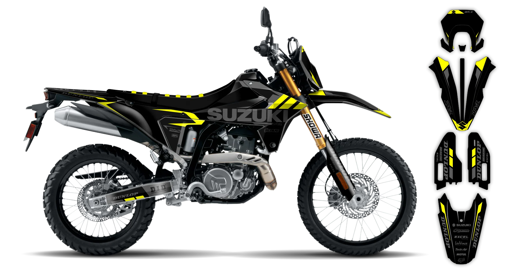 Graphics Kit - Suzuki - DR-Z4S Enduro - 2025-2026 - SE1077 - R2