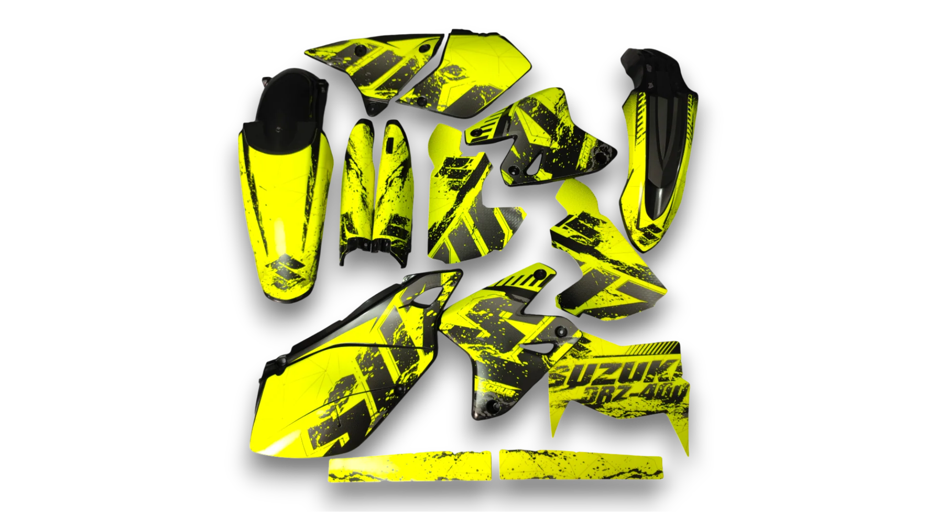 GFP - Suzuki - DRZ 400 SM - 1999-2024 - Black-Fluo-SE1079-R3