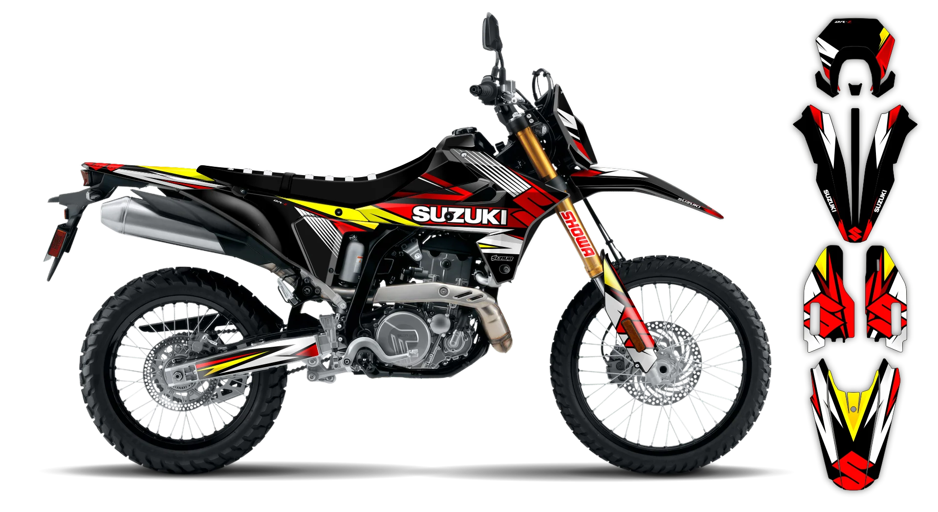 Graphics Kit - Suzuki - DR-Z4S Enduro - 2025-2026 - SE1020 - LE