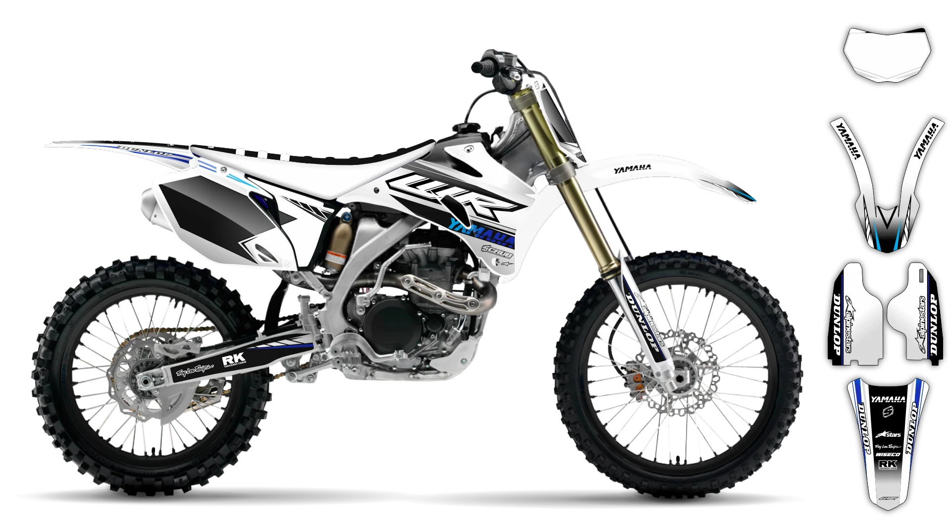 Graphics Kit - Yamaha - WR450F - 2007-2011 - Boognish - R1
